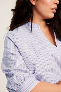 Popliinipaita | Vaaleanvioletti | Naiset | Kappahl