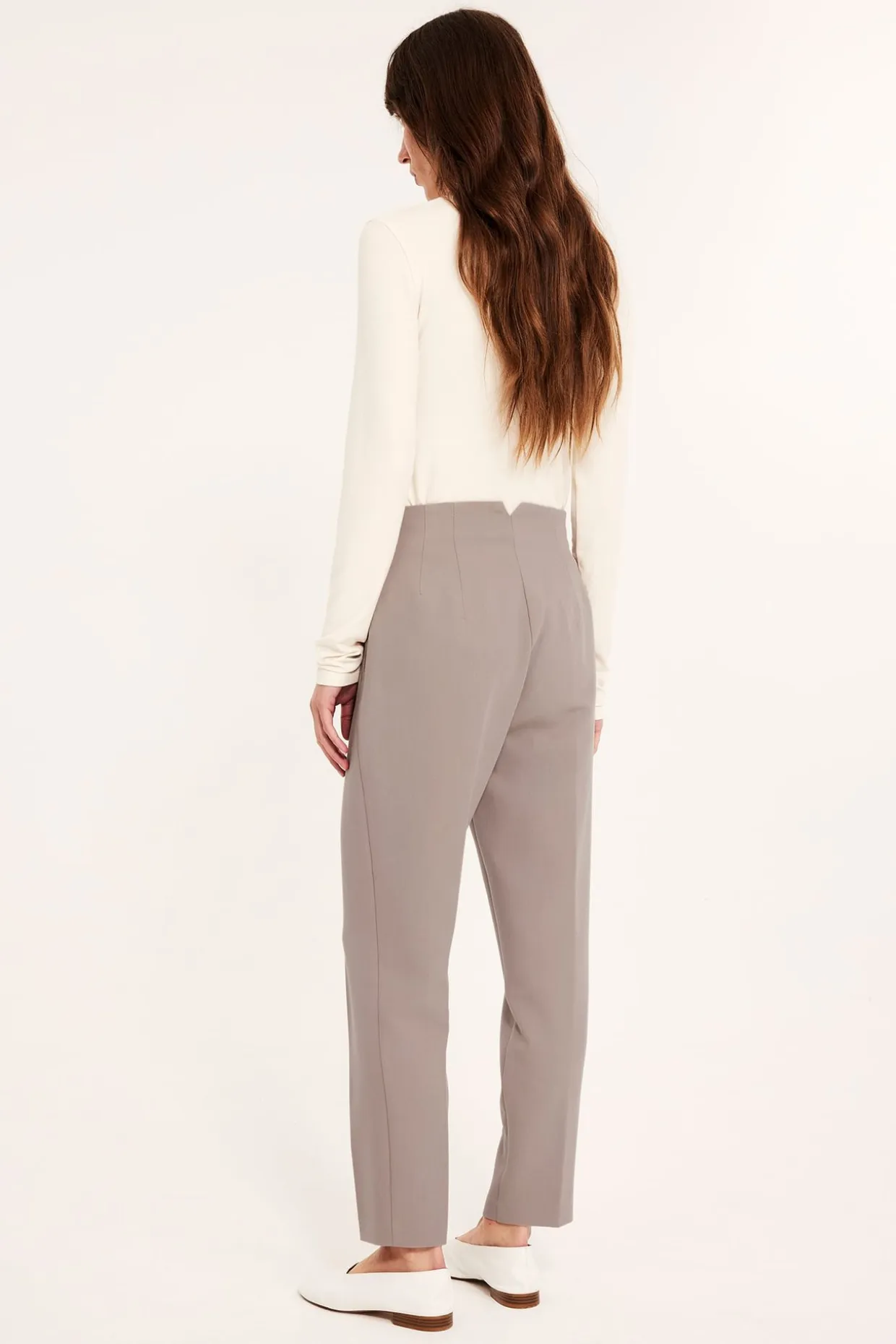 Pukuhousut | Tummanbeige | Naiset | Kappahl