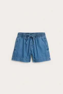 Pull-on-farkkushortsit | Denim | Naiset | Kappahl