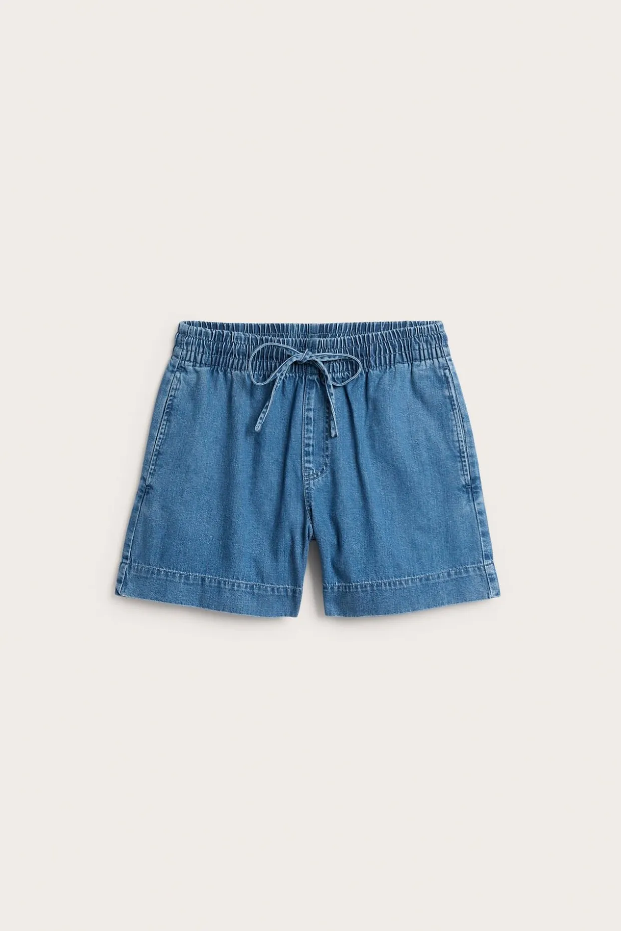 Pull-on-farkkushortsit | Denim | Naiset | Kappahl