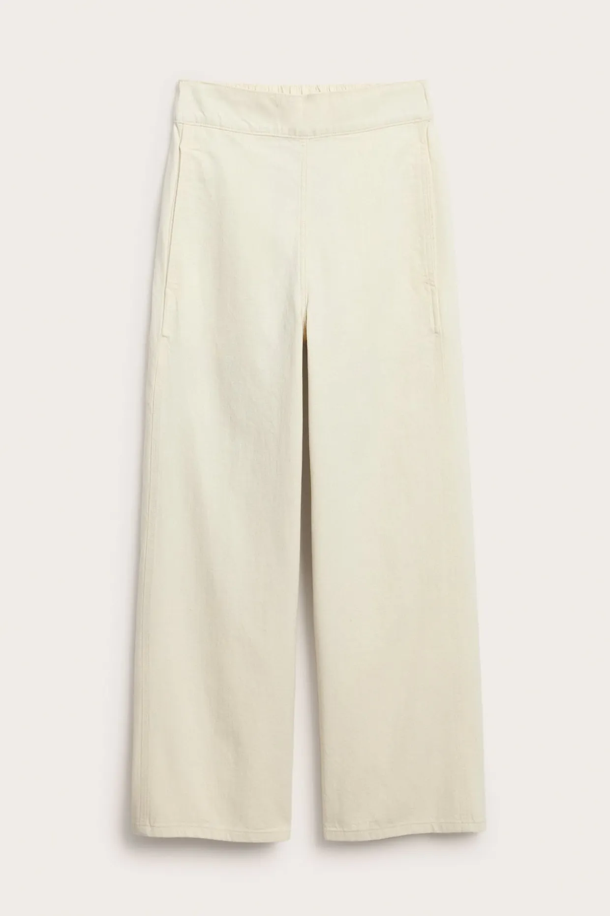 Pull-on-farkut wide fit | Beige | Naiset | Kappahl