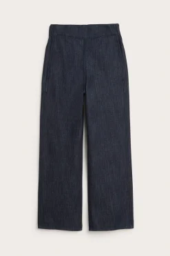Pull-on-farkut wide fit | Tumma denim | Naiset | Kappahl