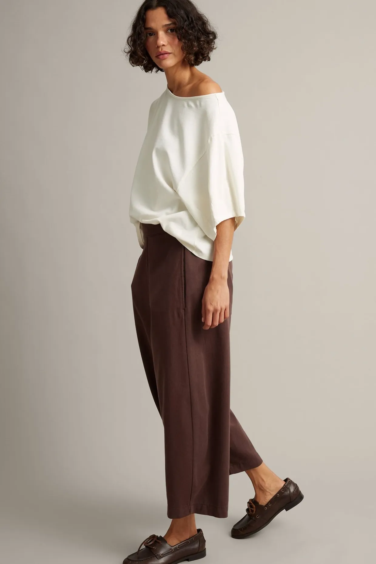 Pull on -housut | Viininpunainen | Naiset | Kappahl