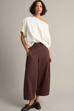 Pull on -housut | Viininpunainen | Naiset | Kappahl