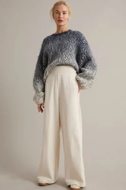 Pull-on-housut wide fit | Vaaleanbeige | Naiset | Kappahl