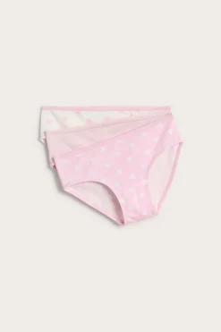 Puuvillapikkuhousut, 3-pack | Pinkki | Lapset | Kappahl