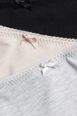 Puuvillapikkuhousut, 3-pack | Valkoinen | Naiset | Kappahl