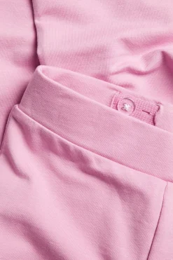 Puuvillatrikoota olevat levenevät housut | Pinkki | Lapset | Kappahl