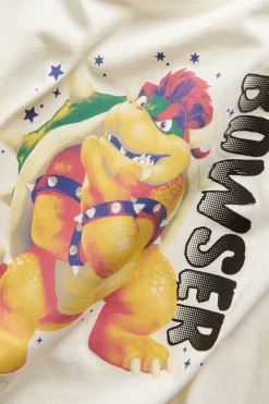 Puuvillatrikoo-t-paita Bowser | Luonnonvalkoinen | Lapset | Kappahl