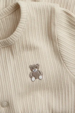 Pyjama brodeerauksella | Beige | Vauvat | Newbie