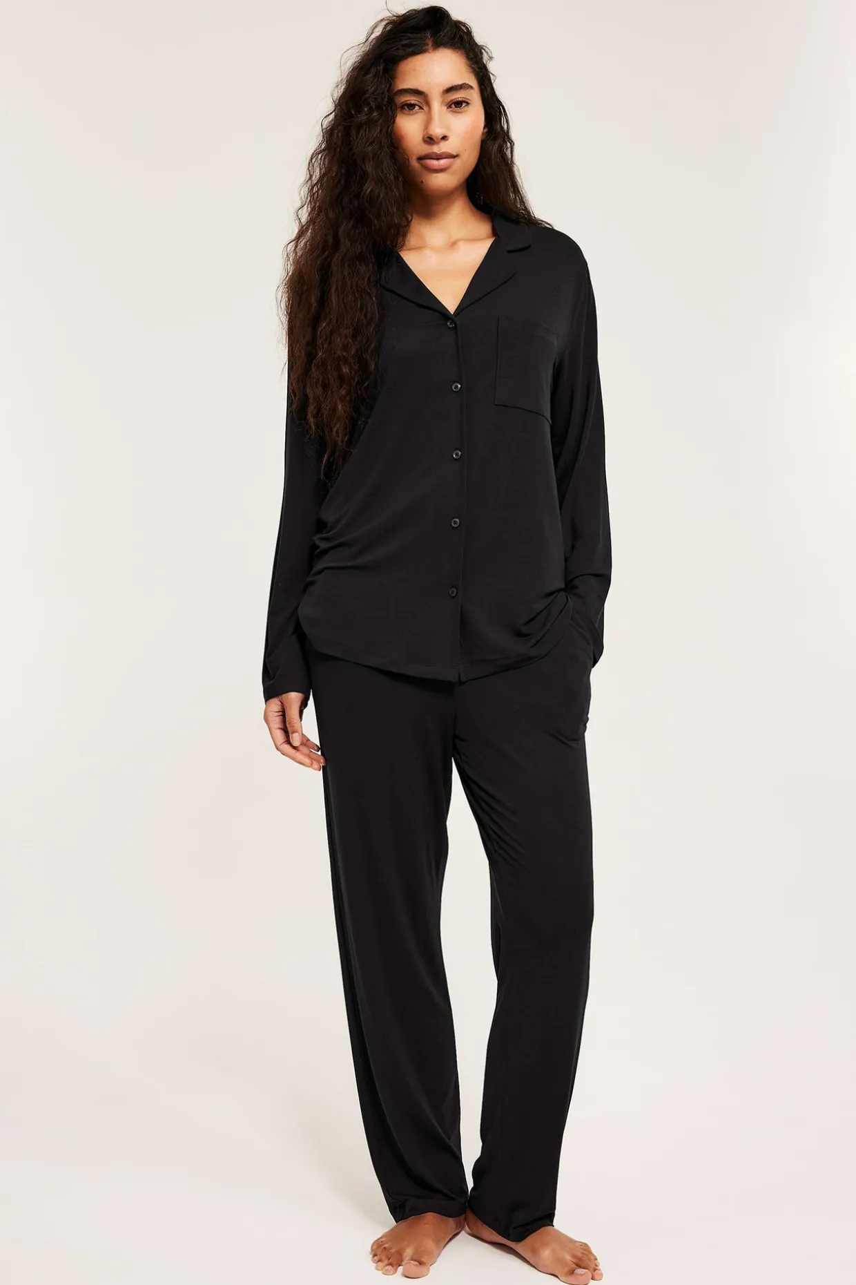 Pyjama | Musta | Naiset | Kappahl