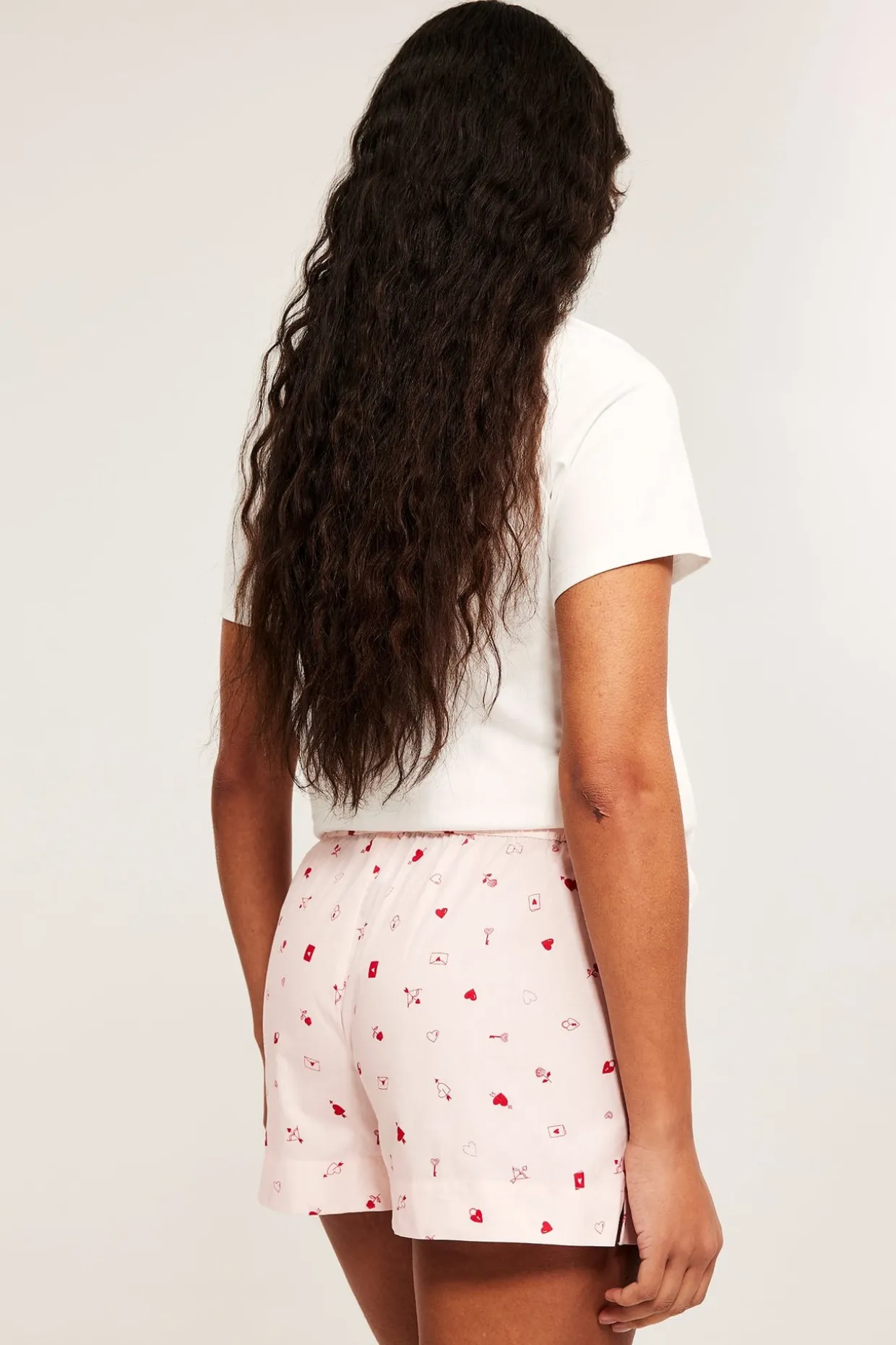 Pyjamasshortsit | Vaaleanpunainen | Naiset | Kappahl