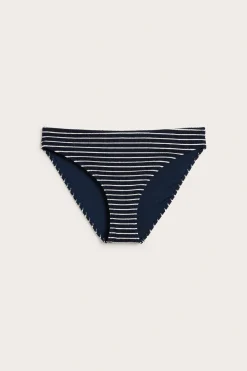 Raidallinen bikinialaosa | Tummansininen | Naiset | Kappahl