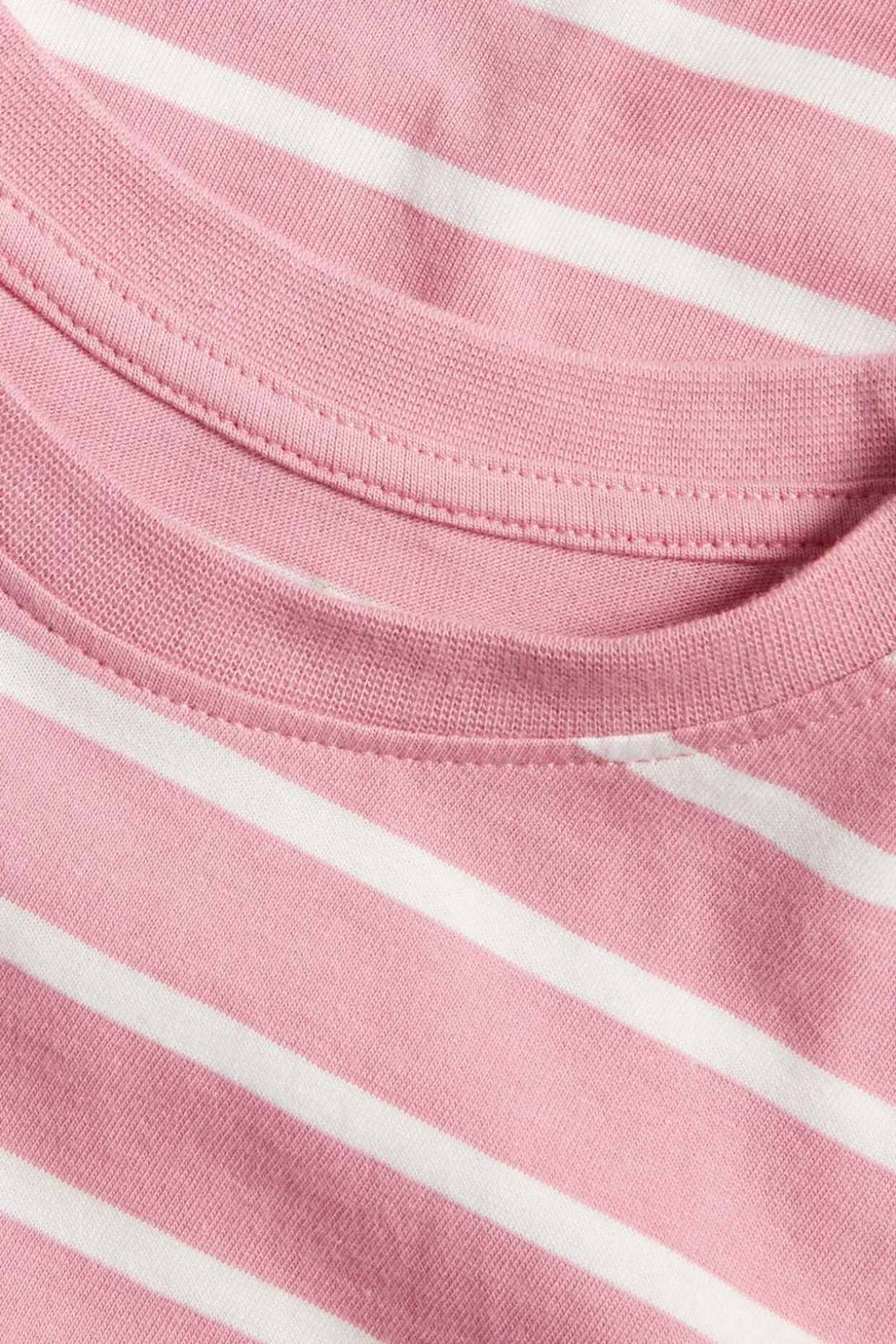 Raidallinen pitkähihainen t-paita | Pinkki | Lapset | Kappahl