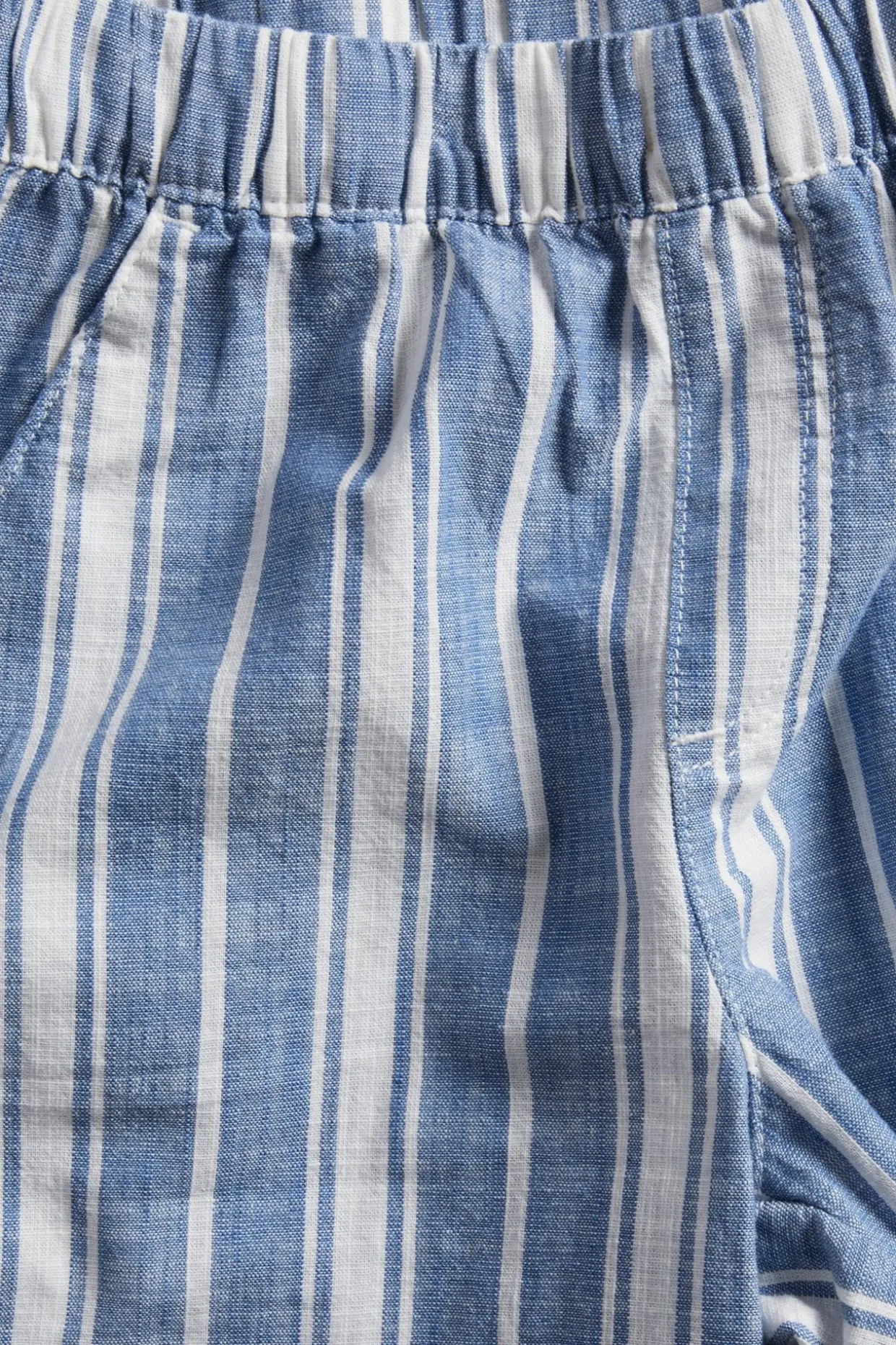Raidalliset puuvillashortsit | Tummansininen | Lapset | Kappahl