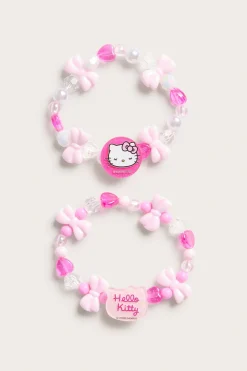 Rannekorut Hello Kitty 2 kpl | Vaaleanpunainen | Lapset | Kappahl