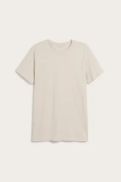 Regular-mallinen puuvilla-t-paita | Vaaleanbeige | Miehet | Kappahl