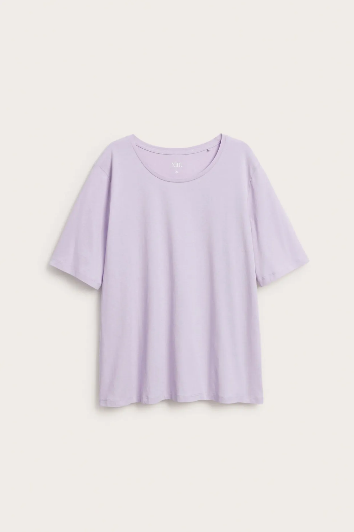 Regular-mallinen puuvilla-t-paita | Vaaleanvioletti | Naiset | Kappahl