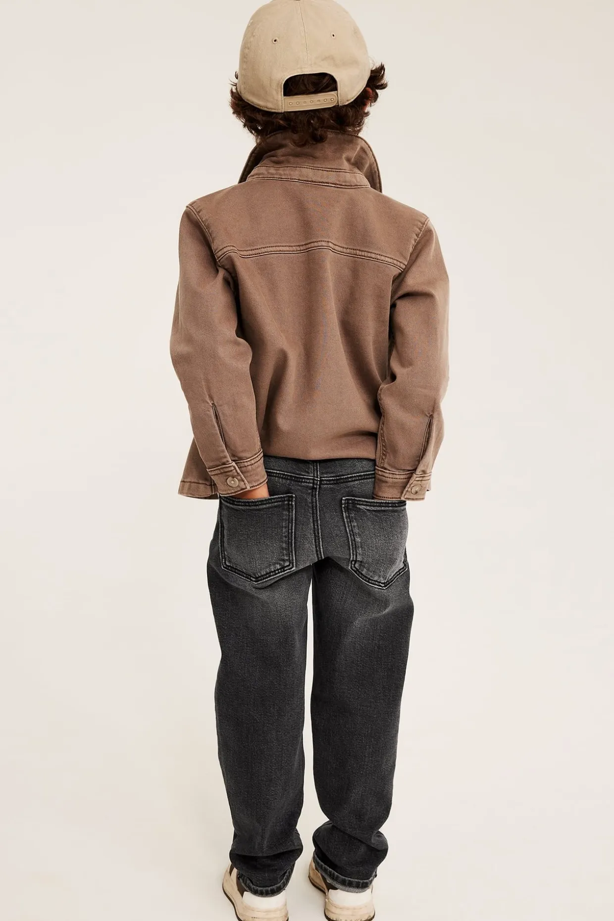 Relaxed jeans | Hopeanharmaa | Lapset | Kappahl