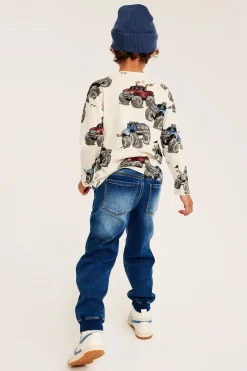 Relaxed jeans jogger denim | Denim | Lapset | Kappahl