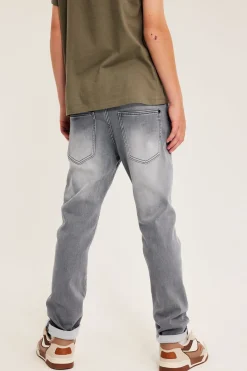 Relaxed jeans jogger denim | Hopeanharmaa | Lapset | Kappahl