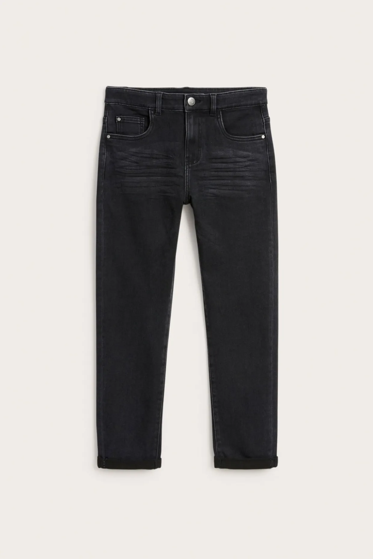 Relaxed jeans jogger denim | Musta denim | Lapset | Kappahl