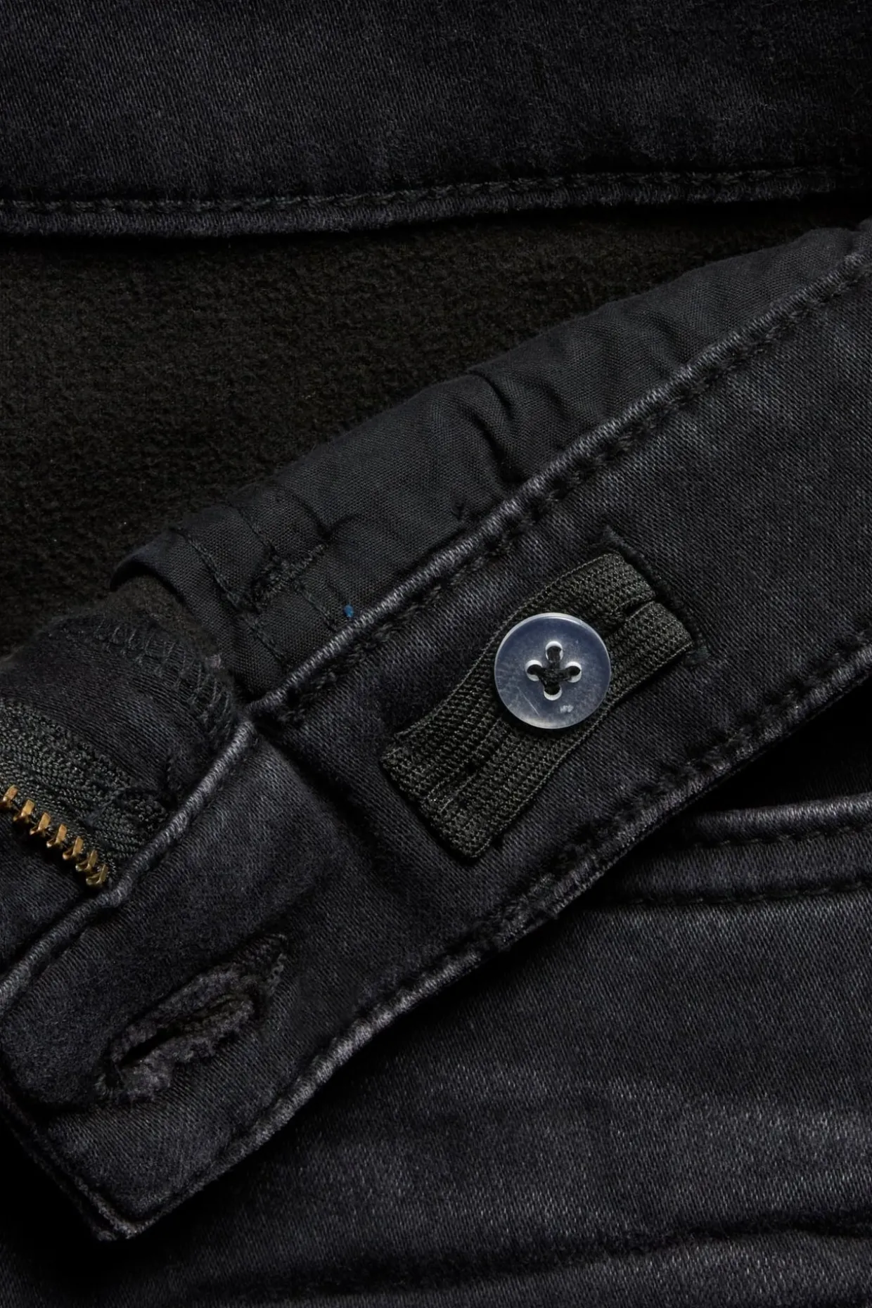 Relaxed jeans jogger denim | Musta denim | Lapset | Kappahl