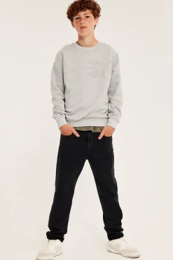 Relaxed jeans jogger denim | Musta denim | Lapset | Kappahl
