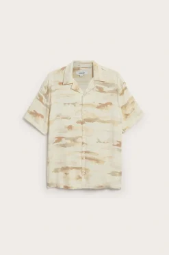 Resort-paita viskoosisekoitteesta | Beige | Miehet | Kappahl