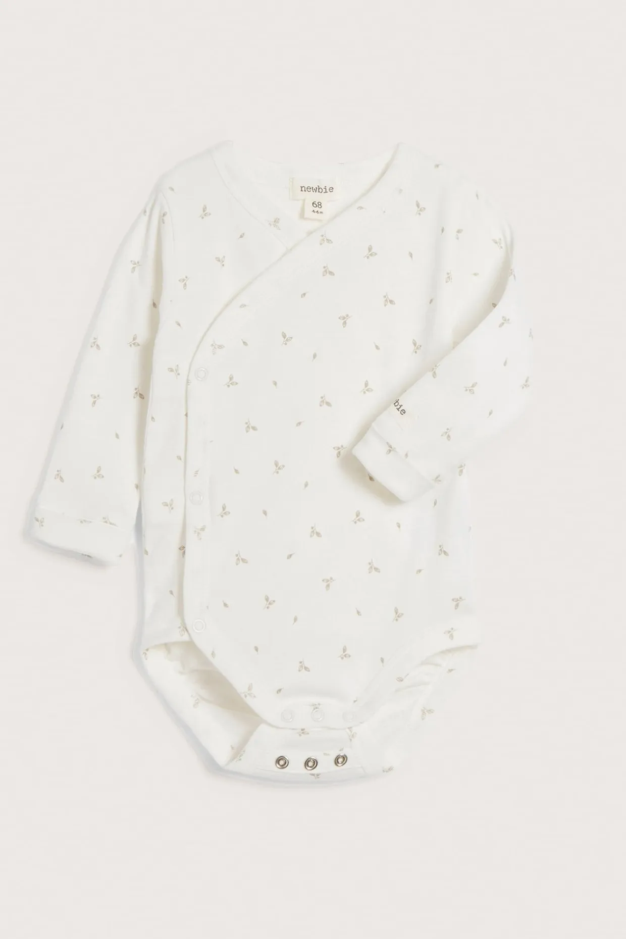 Ribattu kietaisumallinen body | Beige | Vauvat | Newbie