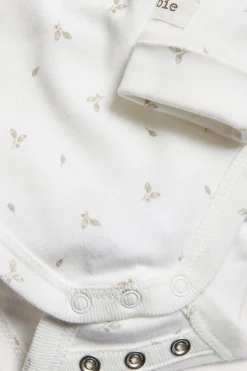 Ribattu kietaisumallinen body | Beige | Vauvat | Newbie