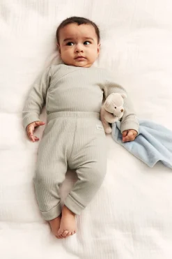 Ribattu kietaisumallinen body | Beige | Vauvat | Newbie
