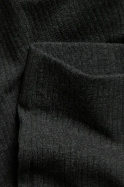 Ribatut bootcut-housut | Antrasiitti | Naiset | Kappahl