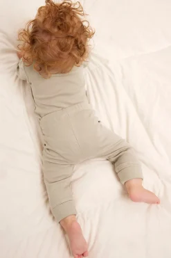 Ribatut leggingsit | Beige | Vauvat | Kappahl
