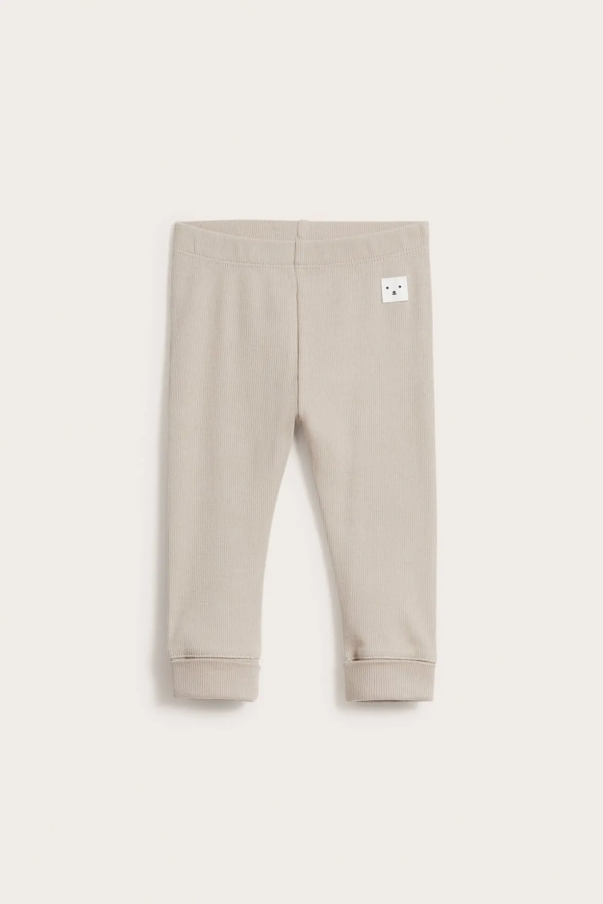 Ribatut leggingsit | Beige | Vauvat | Kappahl