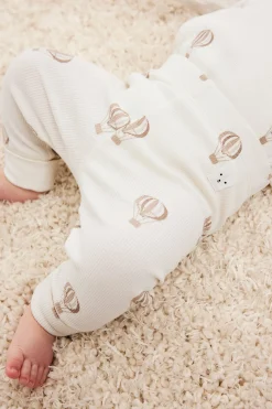 Ribatut leggingsit | Beige | Vauvat | Kappahl