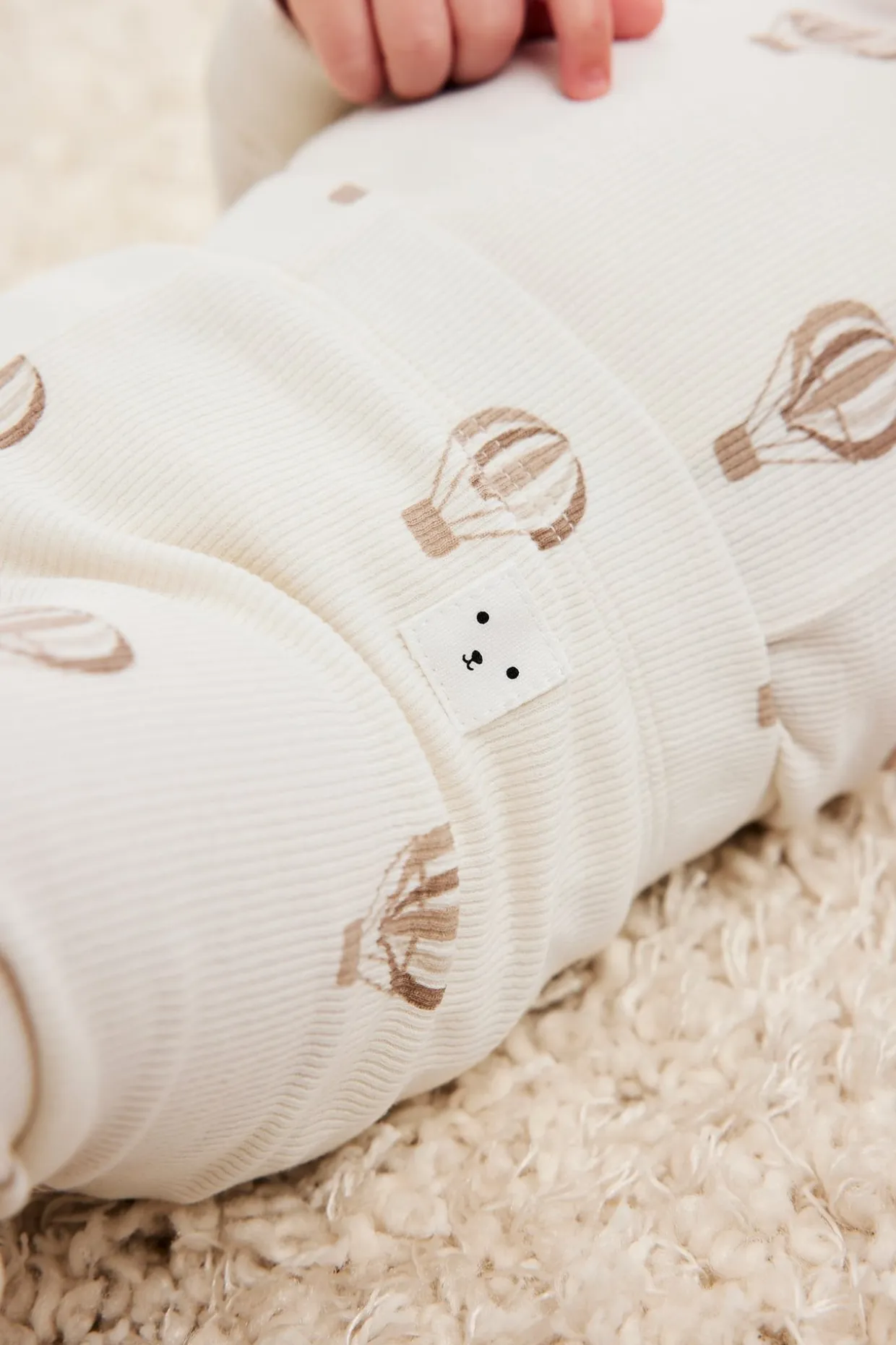 Ribatut leggingsit | Beige | Vauvat | Kappahl