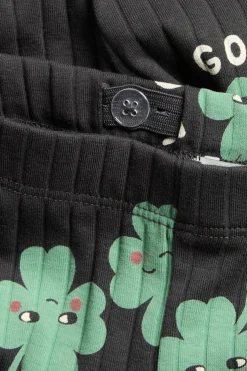 Ribatut leggingsit | Musta | Lapset | Kappahl