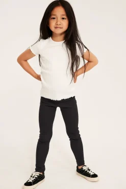 Ribatut leggingsit | Musta | Lapset | Kappahl