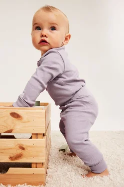 Ribatut leggingsit | Violetti | Vauvat | Kappahl