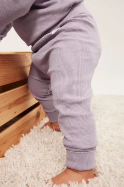 Ribatut leggingsit | Violetti | Vauvat | Kappahl