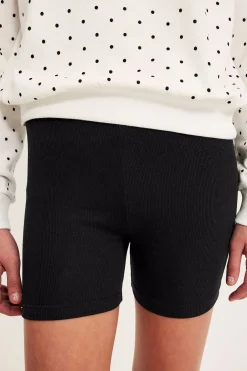 Ribatut trikooshortsit | Musta | Lapset | Kappahl