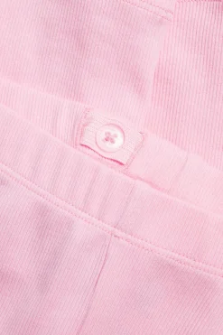 Ribatut trikooshortsit | Pinkki | Lapset | Kappahl