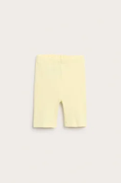 Ribatut trikooshortsit | Vaaleankeltainen | Lapset | Kappahl