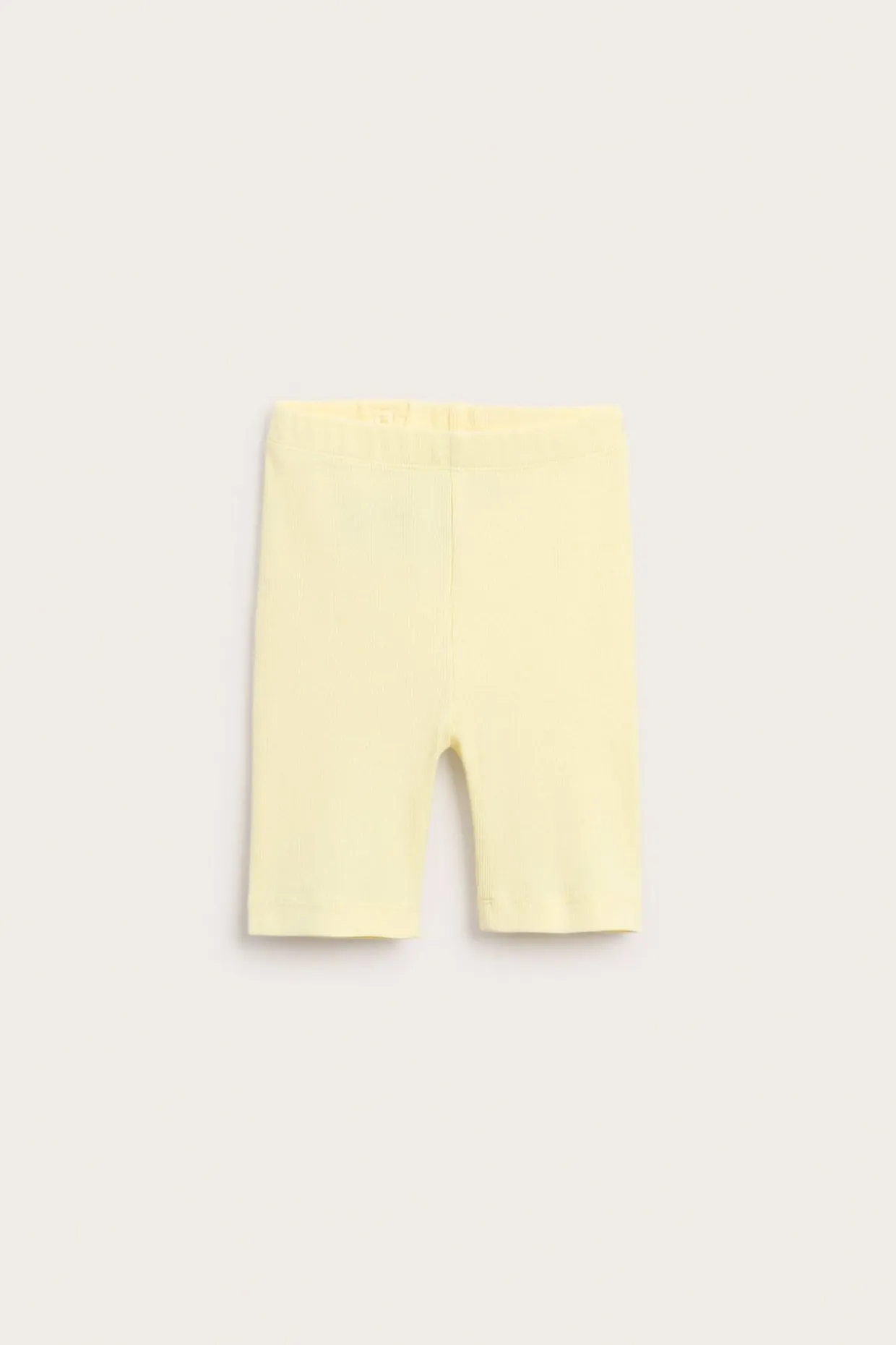 Ribatut trikooshortsit | Vaaleankeltainen | Lapset | Kappahl