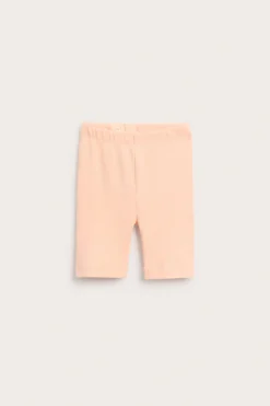 Ribatut trikooshortsit | Vaaleanoranssi | Lapset | Kappahl