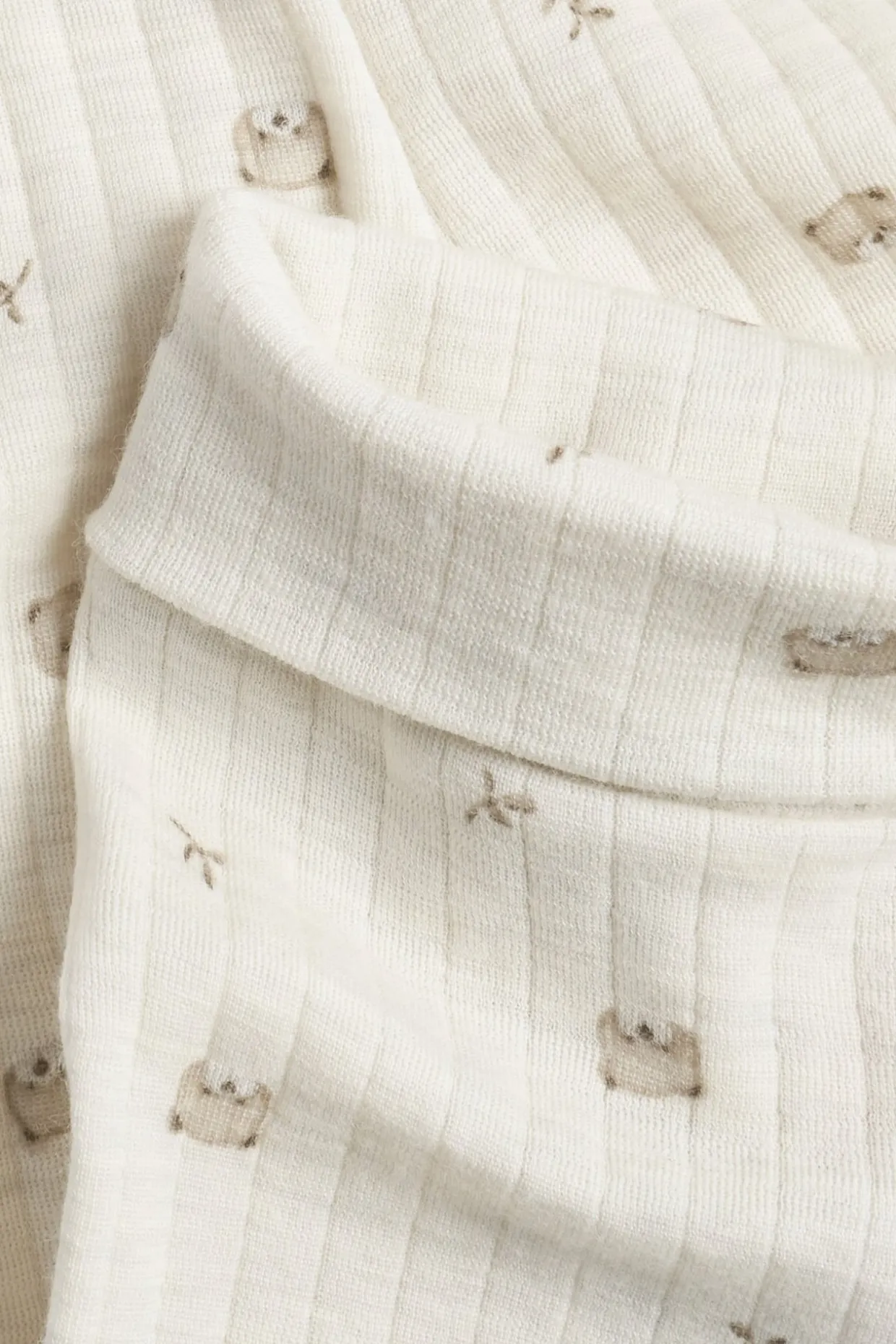 Ribatut villalegginsit | Meleerattu beige | Vauvat | Newbie