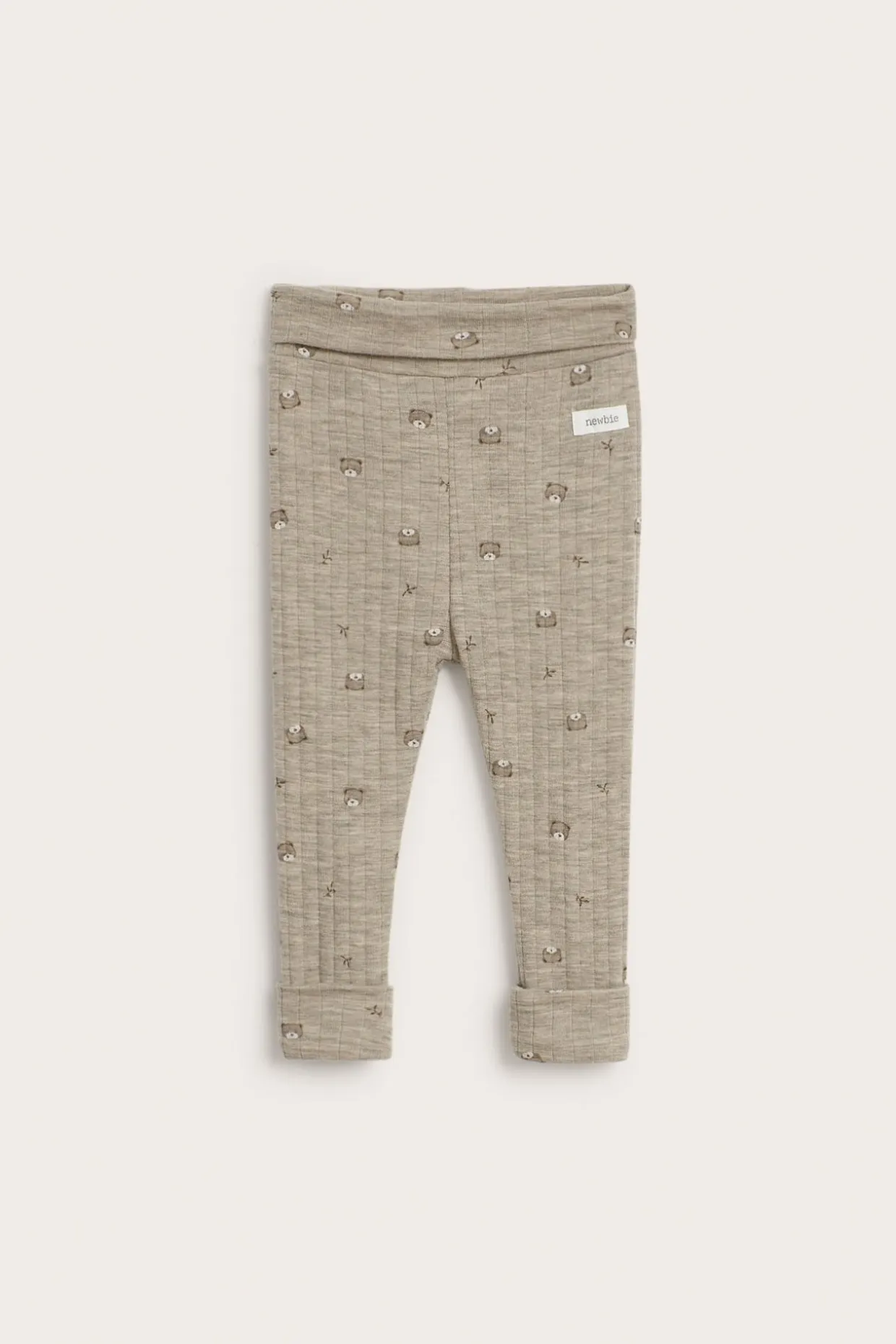 Ribatut villalegginsit | Meleerattu beige | Vauvat | Newbie