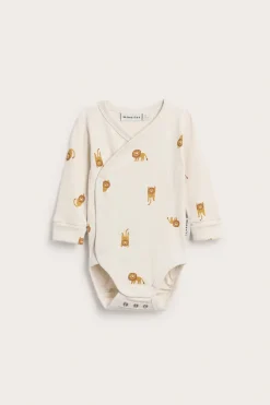 Ribbibody, jossa on leijonakuvio | Beige | Lapset | Kappahl