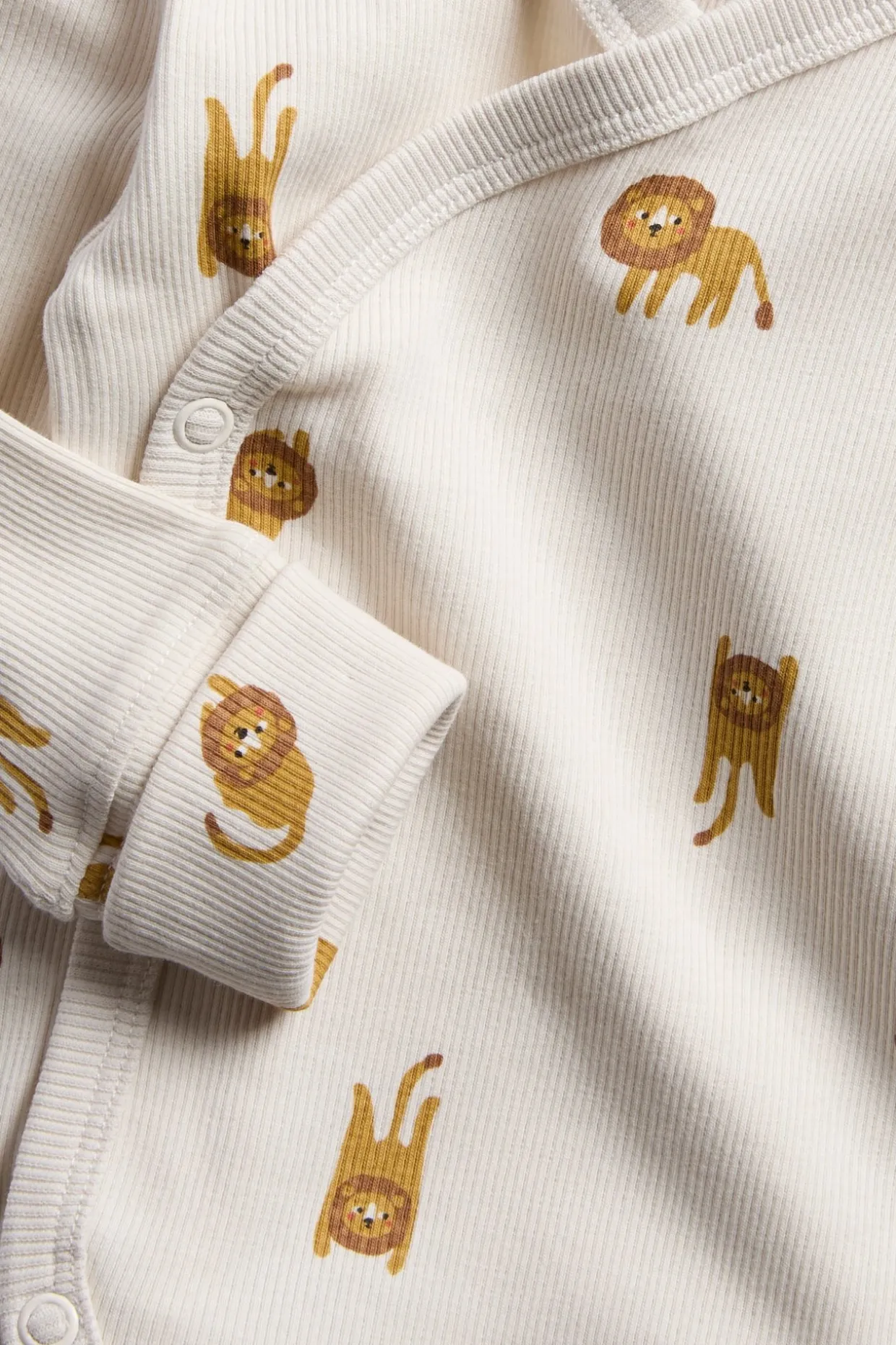 Ribbibody, jossa on leijonakuvio | Beige | Lapset | Kappahl